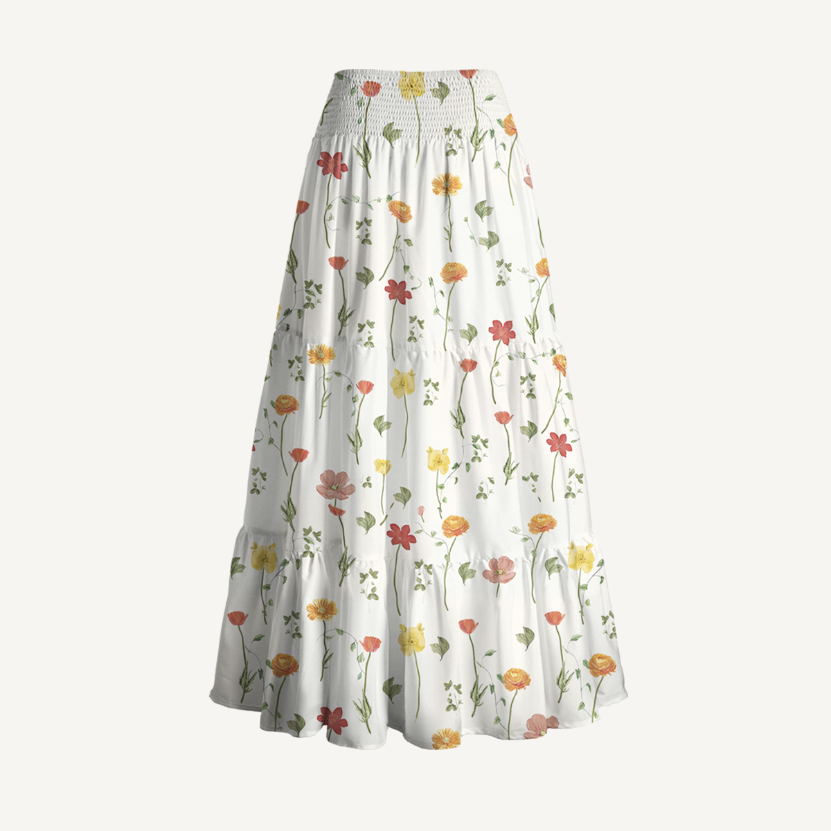 Wildlight Meadow Print Convertible Maxi Skirt & Strapless Dress